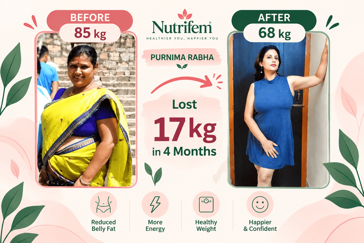 Lose Up to 14kg Weight No Strict Diet Or No Exercises - Nutrifem