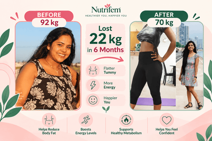 Lose Up to 14kg Weight No Strict Diet Or No Exercises - Nutrifem